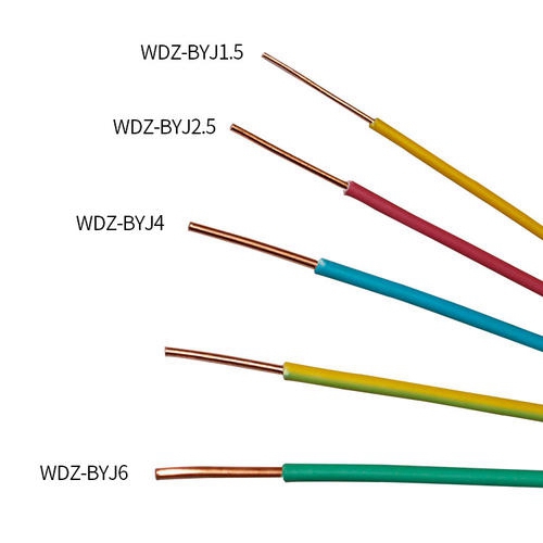 WDZ-BYJ電線6平方銅線價(jià)格 低煙無鹵阻燃電線 家裝電線